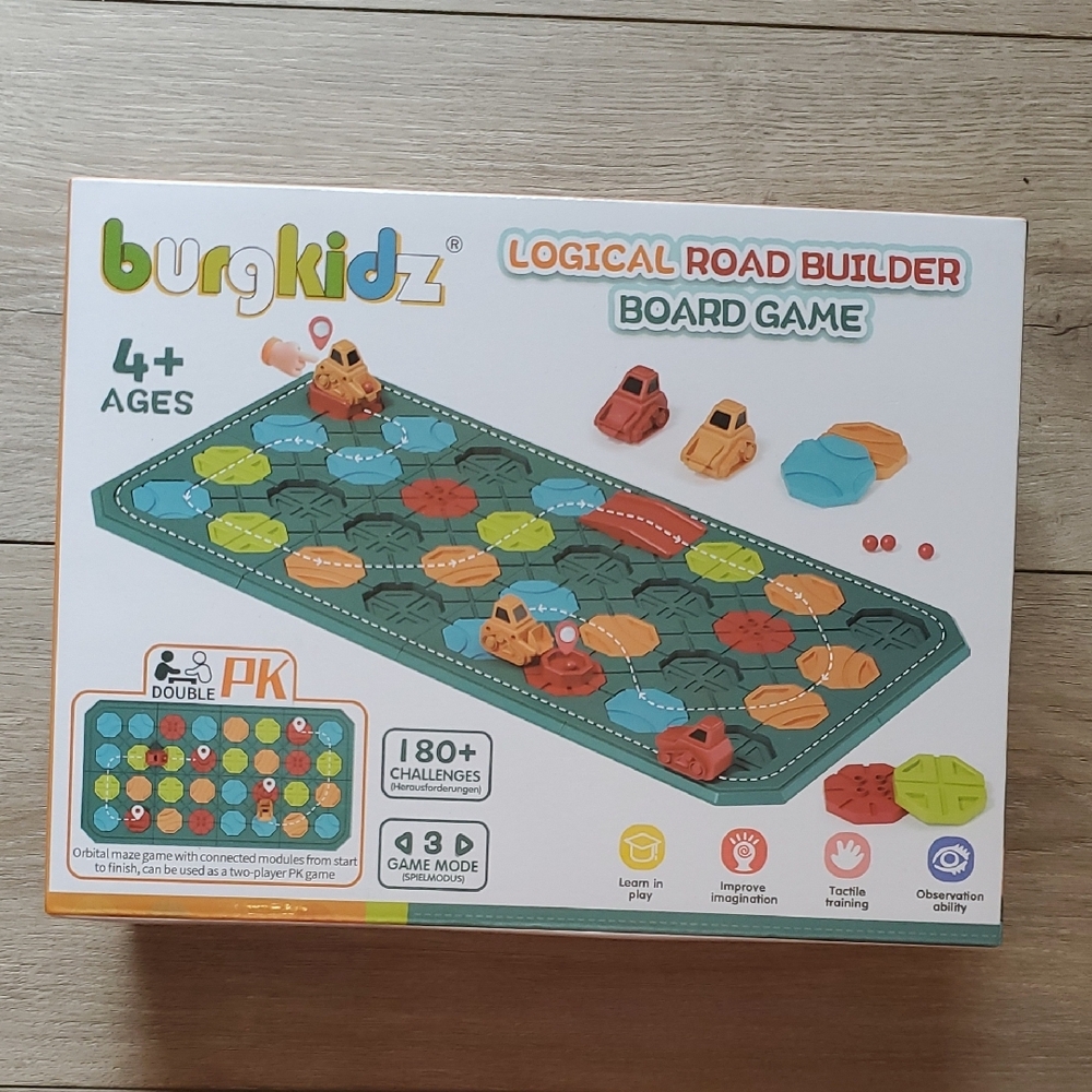 Burgkidz Logical Road Builder Board Game